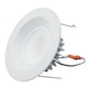 10-Watt (75W Equivalent) 6-inch Recessed LED Downlight Trim, 750 Lumens, Warm/ Soft (3000K) - Dimmable