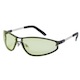 Pro Gaming Style Computer Glasses, Black / Metal