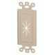 Decor Insert with Flexible Opening, Lite Almond