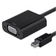 Mini DisplayPort 1.2a / Thunderbolt to VGA Active Adapter, Black