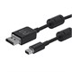 1.5ft Premium DisplayPort 1.2 Male to Mini DisplayPort Male Cable - Black