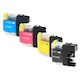 Monoprice Compatible Brother LC103 Bundle - Cyan, Magenta, Yellow, Black