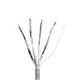 Monoprice Cat6 Ethernet Bulk Cable - Solid, 550Mhz, STP, CM, Pure Bare Copper Wire, 23AWG, No Logo, 500ft, Gray
