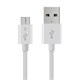 Premium USB to Micro USB Charge & Sync Cable 3ft with Ni-plated - White
