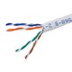 Monoprice Cat5e Ethernet Bulk Cable - Solid, 350Mhz, UTP, CMR, Riser Rated, Pure Bare Copper Wire, 24AWG, 500ft, White
