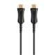 Monoprice SlimRun AV High Speed Cable for HDMI-Enabled Devices - 4K @ 60Hz, 18Gbps, Fiber Optic, AOC, 100ft, Black