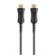 SlimRun AV Series High Speed Cable for HDMI-Enabled Devices - 4K @ 60Hz, 18Gbps, Fiber Optic, AOC, 330ft, Black