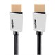 Monoprice Palette Series High Speed HDMI Cable - 4K@60Hz, HDR, 18Gbps, YUV 4:4:4, 32AWG, 6ft, White