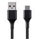 USB 2.0 USB-C Male to USB-A Male Cable, 1.5ft