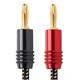Monoprice Affinity Premium 14AWG Braided Speaker Wire with Gold Plated Banana Plug Connectors, 10ft(Limit 20 per Customer)