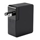 Obsidian Series 2-Port 4.8A International USB Charger with US/EU/UK/AU Plugs