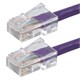 Monoprice Zeroboot Cat5e Ethernet Patch Cable - RJ45, Stranded, 350Mhz, UTP, Pure Bare Copper Wire, 24AWG, 50ft, Purple