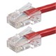 Monoprice Zeroboot Cat6 Ethernet Patch Cable - RJ45, Stranded, 550Mhz, UTP, Pure Bare Copper Wire, 24AWG, 75ft, Red