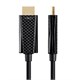 SlimRun AV Series High Speed Cable for HDMI-Enabled Devices - 4K @ 24Hz, 10.2Gbps, Fiber Optic, AOC, CL2, 75ft, Black