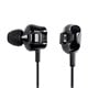 Dual Driver Earbuds Headphones with In-line Mic/Controller