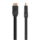 Monoprice HOSS Active High Speed HDMI Cable - 4K @ 60Hz, HDR, 18Gbps, 24AWG, YUV 4:4:4, CL3, 25ft, Black