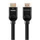 Monoprice Select Metallic Series High Speed HDMI Cable - 4K @ 24Hz, 10.2Gbps, 28AWG, 3ft, Black(Limit 20 per Customer)