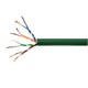 250FT Cat5e Bulk Bare Copper Ethernet Cable, UTP, Stranded, In-Wall Rated (CM), 350MHz, 24AWG, Green