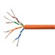 Cat5e Ethernet Bulk Cable - Stranded, 350Mhz, UTP, CM, Pure Bare Copper Wire, 24AWG, 250ft, Orange