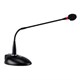 Commercial Audio Desktop Paging Microphone with On/Off Button (NO LOGO)