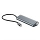 SuperSpeed 4-Port USB-C Hub, Gray
