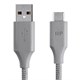 Palette Series 2.0 USB-C to USB A, 6-inch Gray