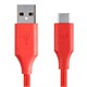 Palette Series 2.0 USB-C to USB A, 6-inch Red