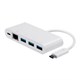 Select Series USB-C to 3x USB-A 3.0, Gigabit Ethernet & USB-C (F) Adapter