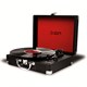 Ion Audio It45 Vinyl Motion 3-Speed Belt Drive Suitcase Turntable with Built-In Speakers - Black