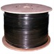 Cat5e Ethernet Bulk Cable - Solid, 350Mhz, UTP, Pure Bare Copper Wire, Outdoor, 24AWG, 1000ft, Black