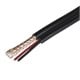 1000FT RG59 CCA w/2x18AWG Power Black CM (CCA)