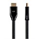 Monoprice Certified Premium High Speed HDMI Cable, 4K @ 60Hz, HDR, 18Gbps, 28AWG, YUV 4:4:4, 3ft, Black