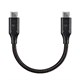 Palette Series 3.1 USB-C to USB-C, 6-inch Black