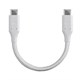 Palette Series 3.1 USB-C to USB-C, 6-inch White