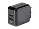 2-Port USB Wall Charger 4.2A for Apple and Android, Black