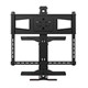 Monoprice Above Fireplace Pull-Down Full-Motion Articulating TV Wall Mount Bracket - For TVs 40in to 63in, Max Weight 70.5lbs, VESA Patterns Up to 600x400, Rotating , Height Adjustable