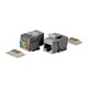 Cat5e RJ-45 Toolless 90-Degree Basic Keystone, Gray