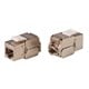 Monoprice Entegrade Series Cat6A RJ-45 180-Degree Shielded Die Cast Keystone, Slim Type