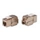 Entegrade Series Cat6 RJ-45 FTP Toolless 180-Degree Slim Style Shielded Keystone Jack