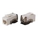 Cat6A RJ45 Toolless Push Lever 90-Degree Keystone