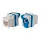 Cat6 RJ45 Toolless Twist Lever 180-Degree Keystone