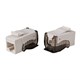 Cat6 RJ45 Toolless Push Lever 90-Degree Keystone