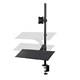 Sit-Stand Monitor and Keyboard Workstation