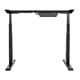 Sit-Stand Dual-Motor Height Adjustable Table Desk Frame, Electric, Black