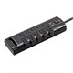 10 Outlet Rotating Power Surge Block 8ft Cord, 2880 Joules