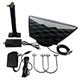 Active Indoor/Outdoor HD6 HDTV Antenna, 50 Mile Range