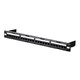 Entegrade Series Cat6A UTP 19-inch 1U Tool-Less Patch Panel, 24-port