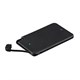 Emergency Series Portable Cell Phone Charger with Apple MFi Certified Lightning, 2500mAh Power Bank, Black