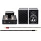Tube Amp System with Bluetooth 15-watt Compact Stereo Hybrid with Retro Speakers