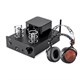 Stereo Tube Headphone Amp 24bit DAC, Bluetooth, and Monolith Planar Headphones